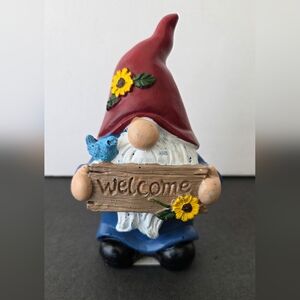 Fairy Garden Gnome Figurine 5" Whimsical Forest Home Garden Kitchen Decor